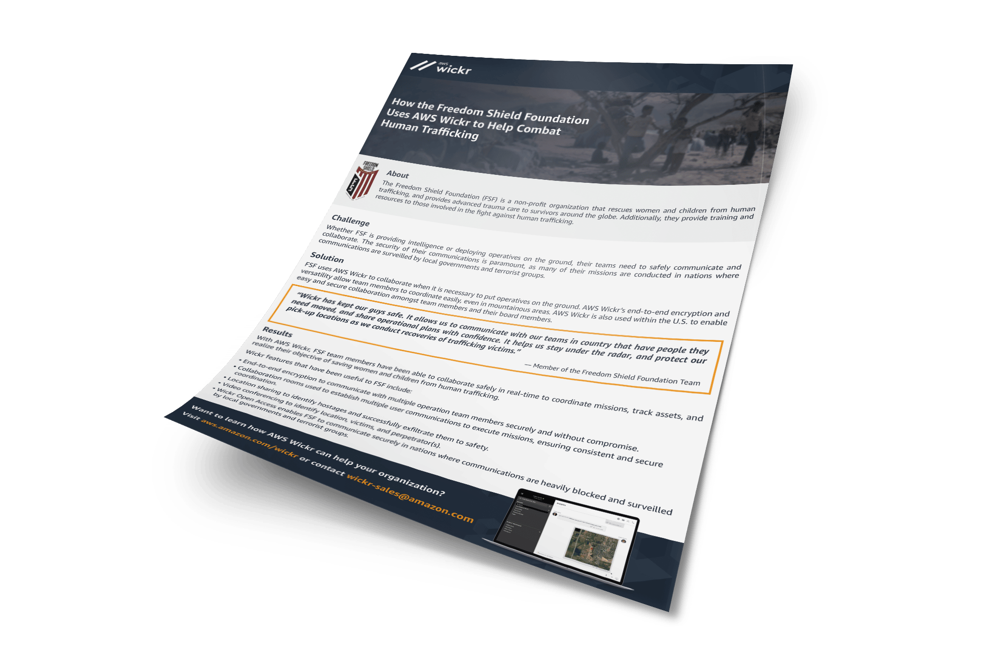 Freedom Shield Foundation Case Study
